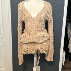 Crochet cover-up dress